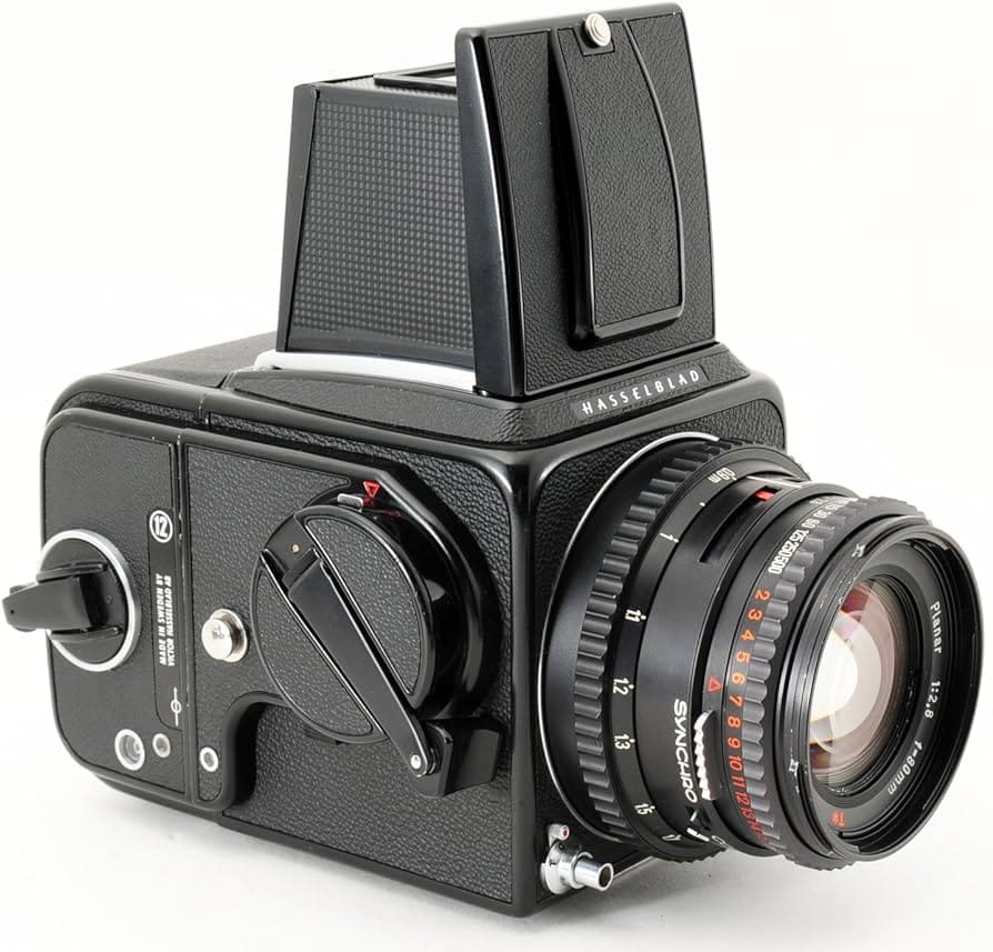 Hasselblad camera in black color