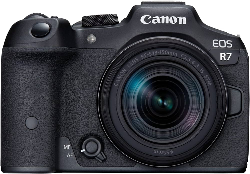 canon EOS R cam in black color