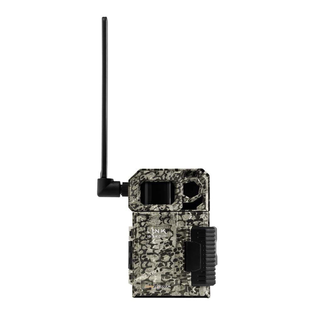 spypoint cellular camera in front of a transparent background